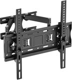 Muchen TV-muurbeugel draaibare kantelbare tv-beugel voor 26-55 inch platte en gebogen tv-monitor tot max. 30 kg. VESA 400x400mm tv-beugel