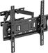 Muchen TV-muurbeugel draaibare kantelbare tv-beugel voor 26-55 inch platte en gebogen tv-monitor tot max. 30 kg. VESA 400x400mm tv-beugel