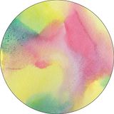 Bonateks Ronde digitaal bedrukte muismat, antislip onderkant, voor kantoor en thuis, diameter: 22 cm
