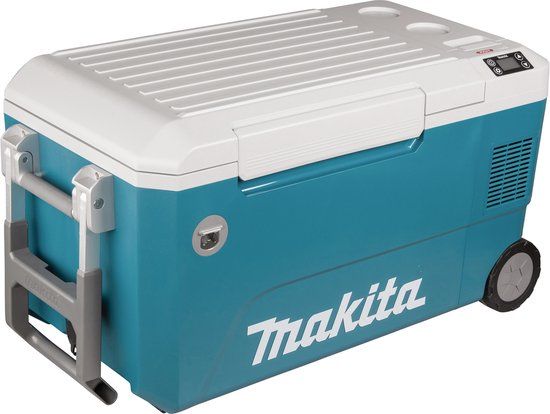 Makita CW002GZ01 - Vries-/koelbox met verwarmfunctie - 50 liter - 40Vmax/18V/12V-24V DC/AC - Blauw/Wit