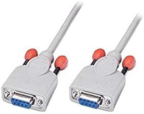 LINDY 31573 nulmode-kabel 9 pol. Koppeling/koppeling 2 m
