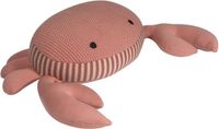 Kindsgut - Grote Knuffel Krab - Gebreid - Hoogwaardig 100% Katoen - OEKO-TEX® Gecertificeerd - 20 x 11 x 63 cm