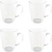 Theeglas - koffieglas - 350 ml - 8x stuks - bolvormig - glas - glazen voor thee/koffie