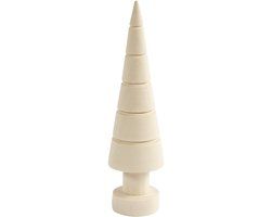 Creativ Company Kerstboom Hout Blank 10 cm