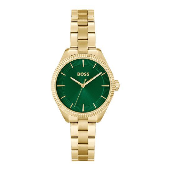 BOSS HB1502729 Sage Dames Horloge - Goudkleurig - 32mm
