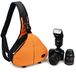 Caseman C10 Orange DSLR Camera Schoudertasje Sling Travel Waterdicht - Canon Sony Nikon Pentax