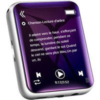 ELVANZA MP4-speler met volledig scherm, 16 GB, zilver