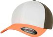 Flexfit Urban Classics 3-Tone Flexfit Pet S/M Oranje/Groen