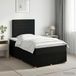 Maison Exclusive - Boxspringbett avec matelas noir 120 x 190 cm tissu
