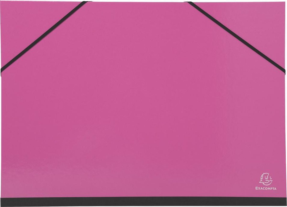 Acropaq Tekenmap A3 - 32 x 45 cm - met Elastieken - Roze