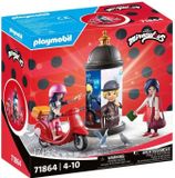 PLAYMOBIL Miraculous: Marinette met scooter & Kagami, 17 onderdelen, bouwpakket, vanaf 5 jaar