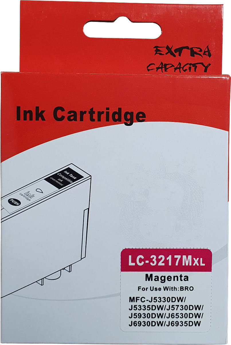 Huismerk Brother LC-3217M cartridge magenta