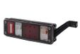 HELLA 2VP 340 961-441 Achterlicht - Hybride - 24V - Opbouw/Geschroefd - Lenskleur: Transparent - Stekker: Superseal 4 x 2/DIN-Bajonett 1 x 7 - Stekker: Male - rechts - Aantal: 1