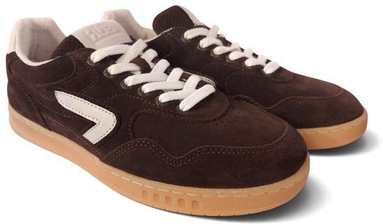 HUB Vancouver dark coffee/light bone Lage sneakers