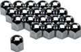 Set AutoStyle Set universele wielmoerkapjes - Chroom Staal - 17mm - set à 20 stuks