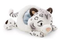NICI 62485 Knuffeldier sneeuwluipaard Eleni Snowbell, 20 cm, wit