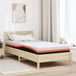 vidaXL - Matelas - Blanc et Noir - 90 x 200 cm - Tissu Jacquard