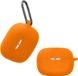 kwmobile Hoes geschikt voor JBL Wave Beam / Beam 2 / Wave 200TWS - Siliconen cover voor oordopjes in oranje