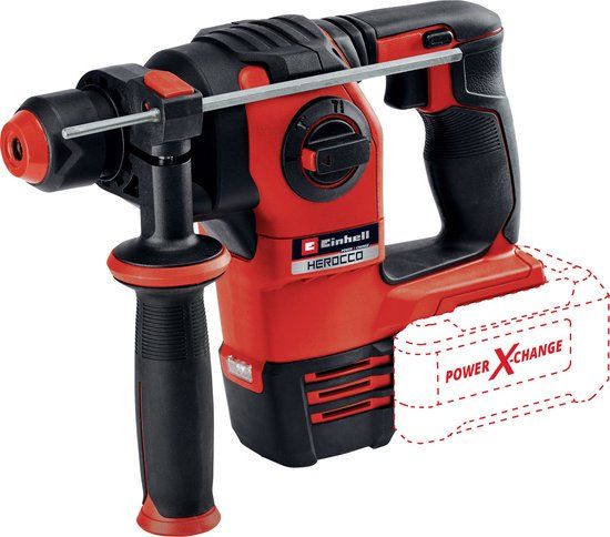 Einhell HEROCCO 18/20 Li Solo - Accu Boorhamer - 18V - 2.2J - Koolborstelloze motor - SDS plus - Excl. accu en lader