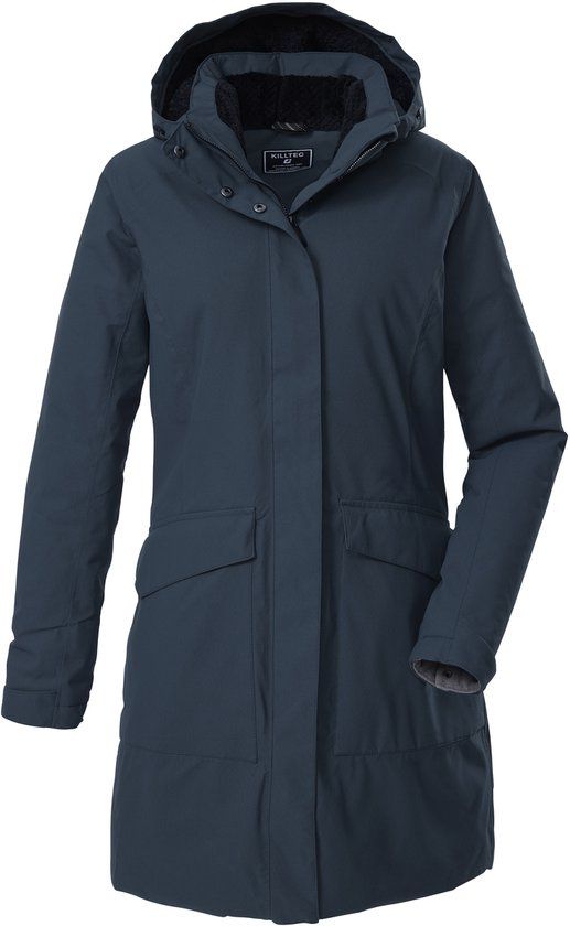 Killtec Kow 18 Women Parka - Winterjas - Dames - Light Petrol - Maat 44