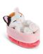 63131 NICI 63131 Knuffeldier, gelukskat, slapend in mandje, 12 cm, meerkleurig