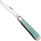 Case Knives Case Trapper 18100 Smooth Seafoam Green G10 10254 SS, zakmes