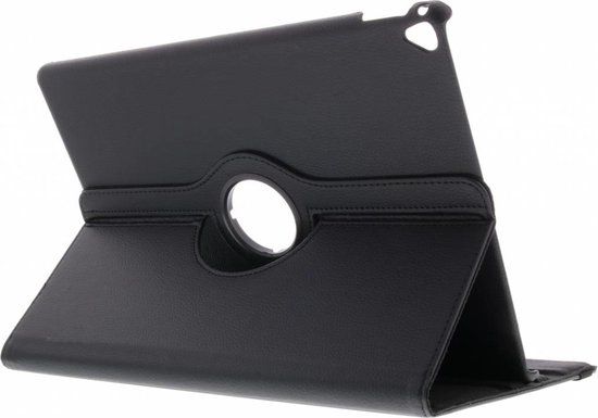Merkloos 360° Draaibare Bookcase voor Apple iPad Pro 12.9 (2017) / Pro 12.9 (2015) - Zwart