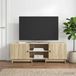 Maison Exclusive Meuble TV exclusif - Dimensions : 150 x 31 x 50 cm - Matériau : panneaux de particules imitation chêne Sonoma