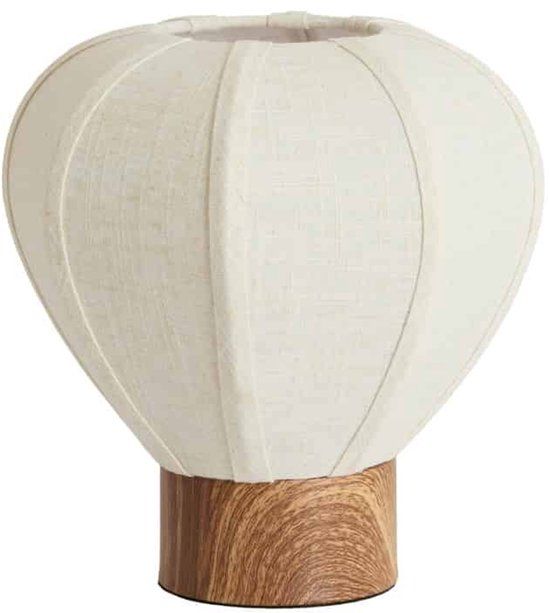Light & Living Tafellamp Kyzo - Naturel - Ø23x23.5cm - Modern