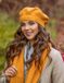 Vivisence Dames Winter Baret - Wolmix Met Zacht Gebreid Materiaal En Elastische Afwerking - Comfortabele Pasvorm Die Mooi Aansluit En Stijlvol Karakter Voor Dagelijkse Outfits En Cadeau Momenten - Honing