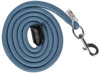 HKM Carlotta Fietskoord met karabijnhaak blauw grijs