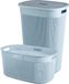 Curver Filo Wasmand met deksel 55L + Wasmand 45L - Blauw