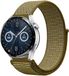 Strap-it Nylon smartwatch bandje - olijfgroen