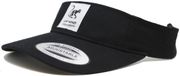 Surf Monkey Vizier voor heren/dame - Golf/Tennis - Katoen / Volwassenen / Eén maat (Zwart)