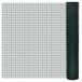vidaXL Kippengaas 10x1 m gegalvaniseerd staal met pvc-coating groen