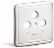 Goobay 3-hole Cover Plate for Antenna Wall Sockets