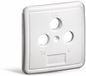 Goobay 3-hole Cover Plate for Antenna Wall Sockets