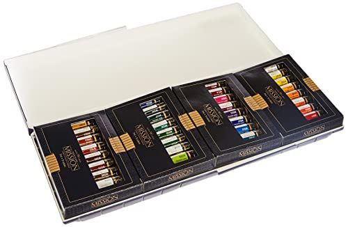 Honsell Mijello Mission Gold Set, Met Palet, Geavanceerde Aquarelverf, 36 x 7 ml