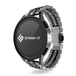 Polar Unite duo stalen schakelband (zilver/zwart)