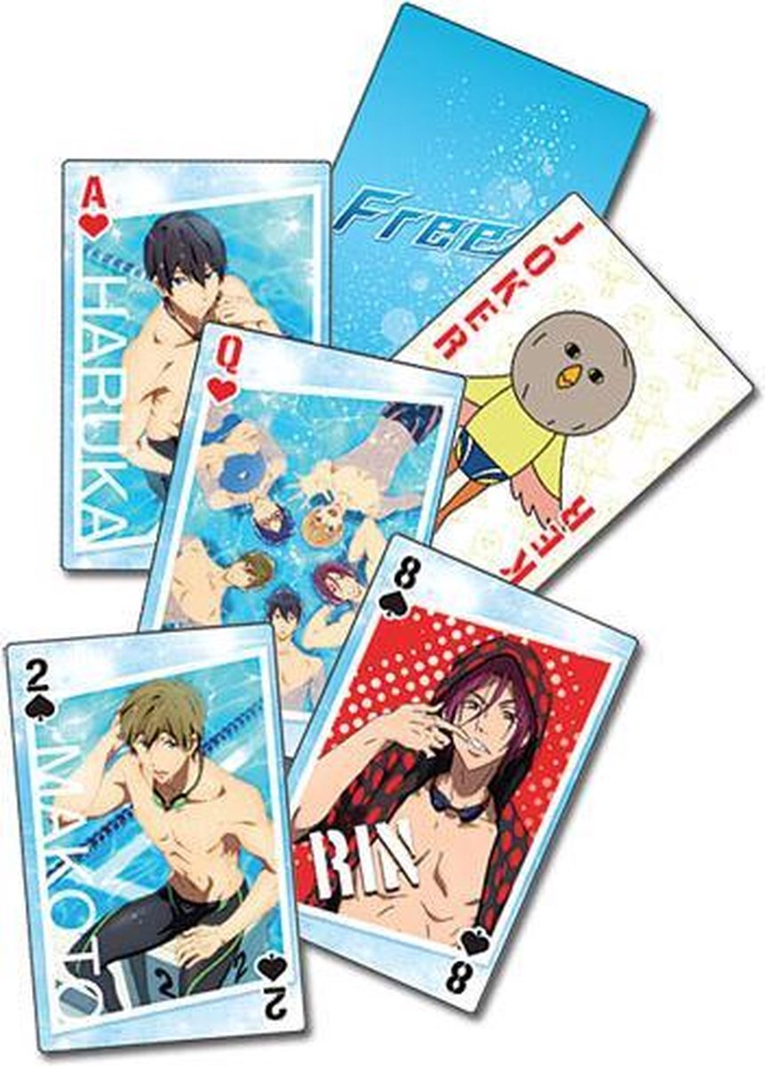 Great Eastern Entertainment Free! Iwatobi Swim Club Speelkaarten