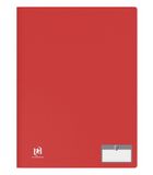 Oxford 400108022 presentatiedisplayboek 40 vakken A4 Rood