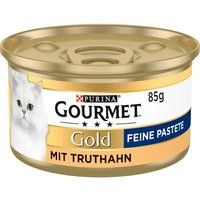 GOURMET Gold Fijne Paté 12 x 85 g Kalkoen 12x85 g