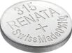 Renata 315 - SR516SW - Zilveroxide Knoopcel - Horlogebatterij - 2 Stuks
