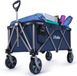Chariot de transport pliable bleu