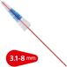 Lactona Ragers gripzak Easydent B 3,1-8mm rood - Voordeel 5 x 5st