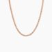 Rose Gold Marine Plate Chain Necklace