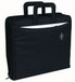 Wedo 58601 ordnertas polyester A4, (met ritssluiting intrekbare handgrepen en twee A4-buitenvakken) zwart