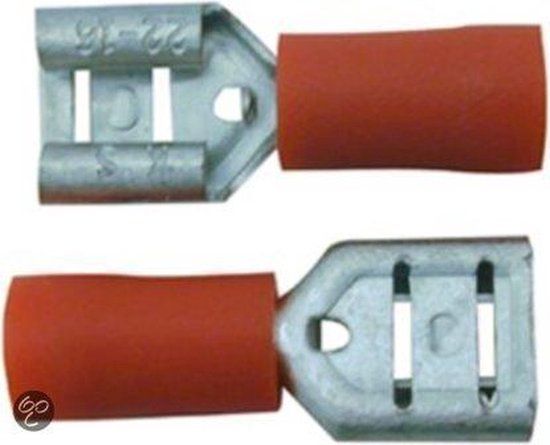 Skandia Vlakstekers - Rood - 10 Stuks