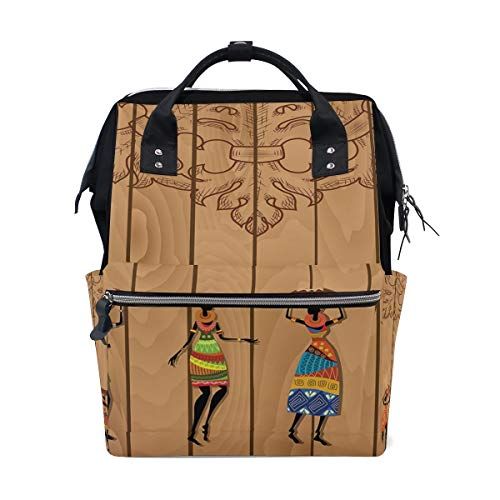 MONTOJ African Black Girls canvas Reistas Campus Rugzak Zwart