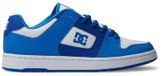 DC Shoes Manteca 4 Schnür Ledersneaker in Blau Weiß